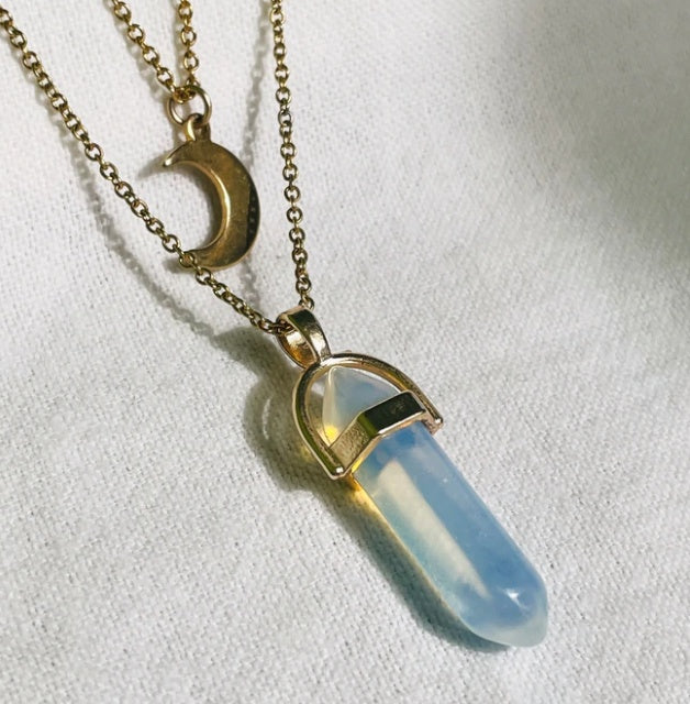 Moon Pendant Necklace