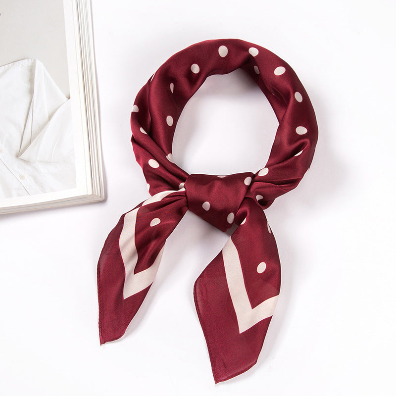 Satin-Finish Square Scarf