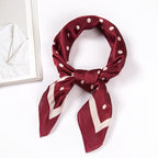 Satin-Finish Square Scarf