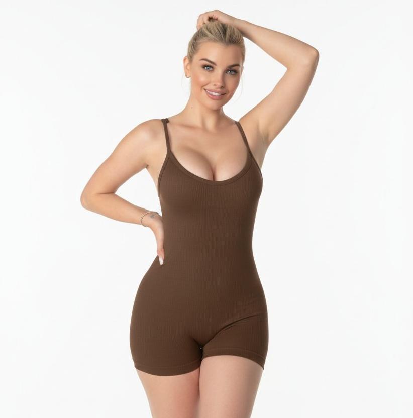 Strappy Active Romper