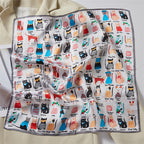 Printed Square Scarf