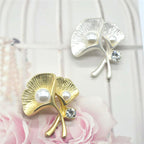 Ginkgo Leaf Brooch