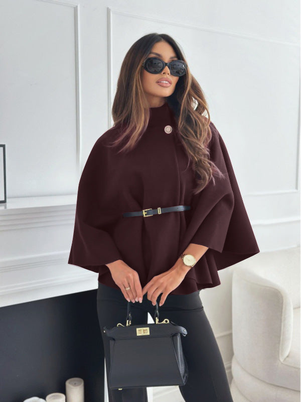 Belted Batwing Cloak