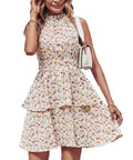 Ruffled Halter Dress