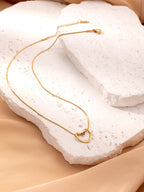 Twisted Heart Pendant Necklace