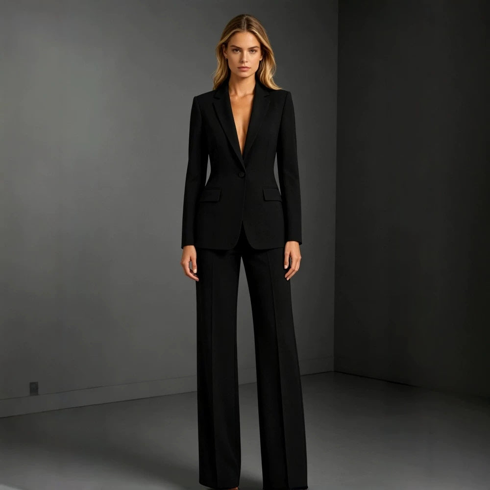 Slim-Fit Blazer & Trouser Set