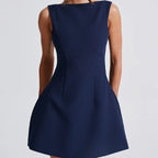 Backless Strappy Mini Dress