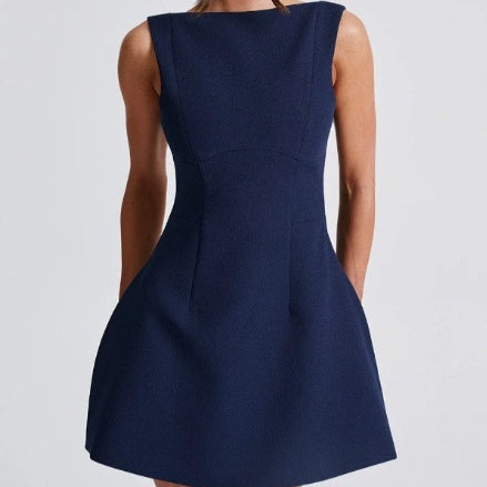 Backless Strappy Mini Dress