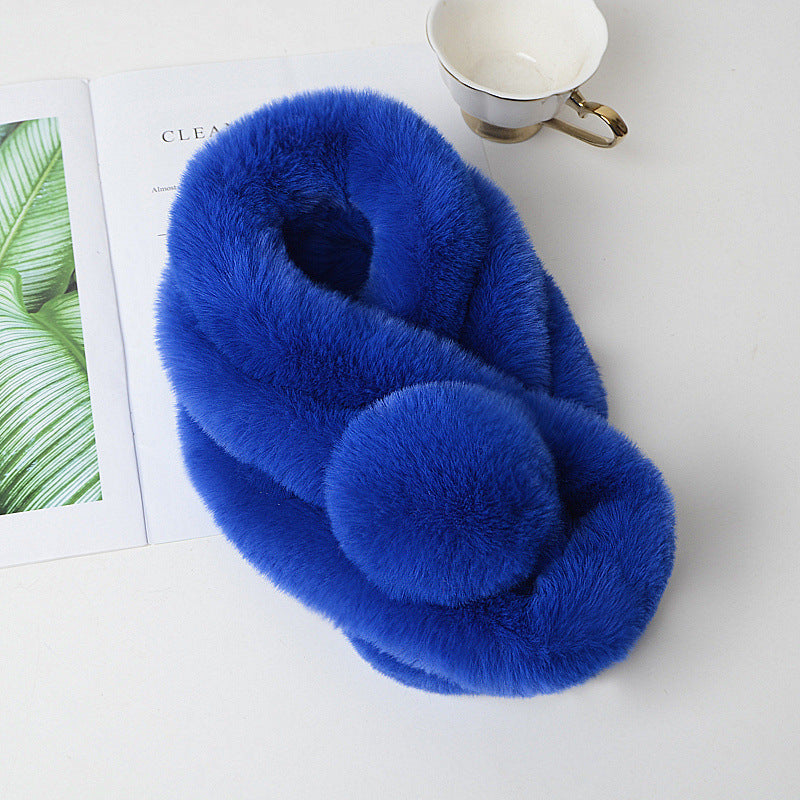 Faux-Fur Winter Scarf