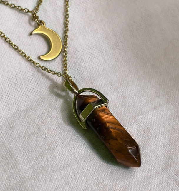 Moon Pendant Necklace
