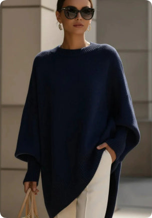 Relaxed Round-Neck Pullover