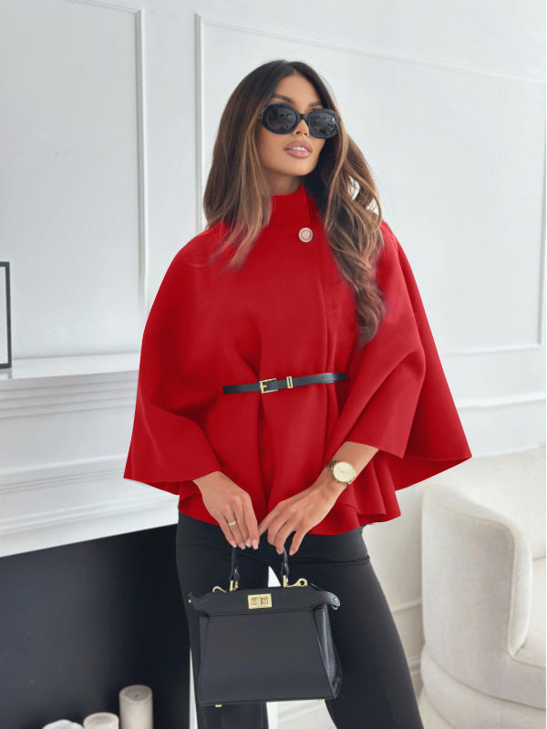 Belted Batwing Cloak