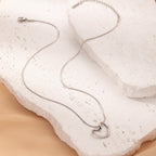 Twisted Heart Pendant Necklace
