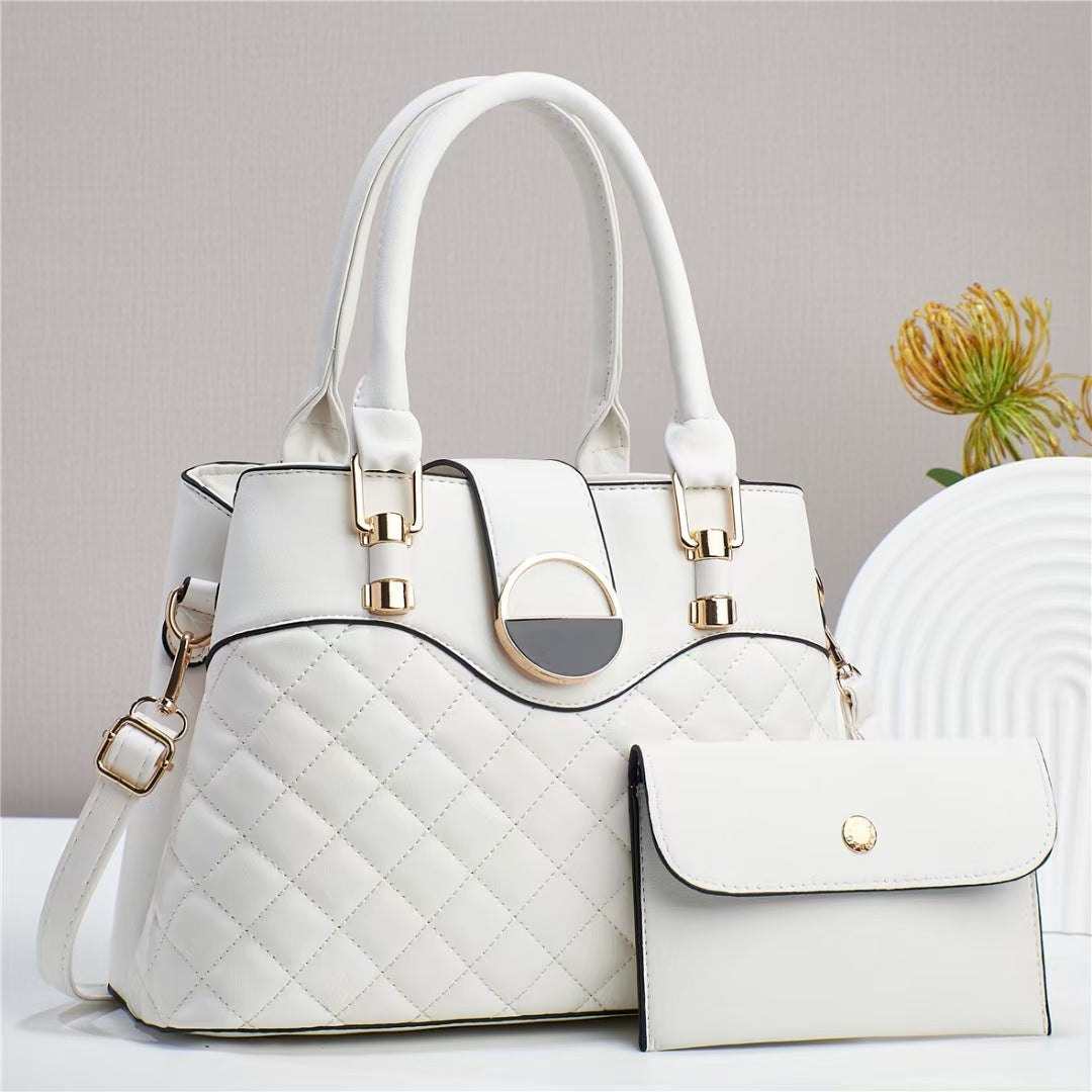 Quilted PU Shoulder Bag