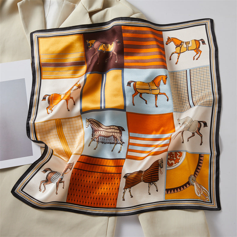 Printed Square Scarf