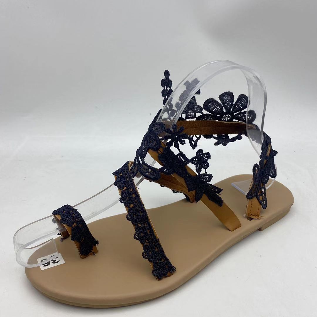 Floral Flat Sandals