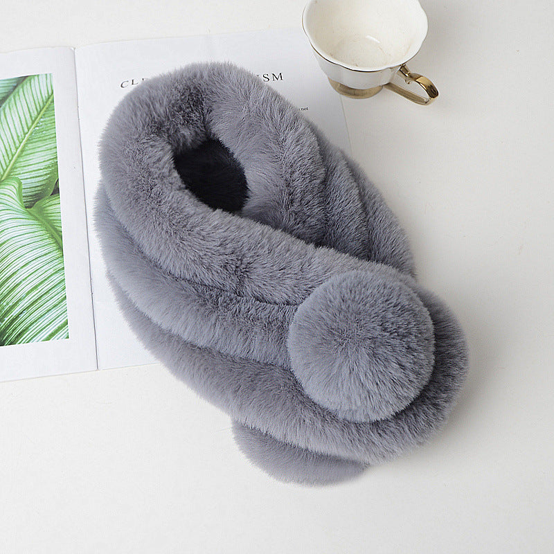Faux-Fur Winter Scarf