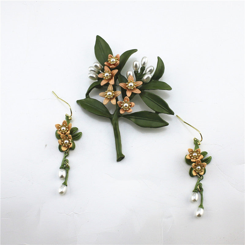 Painted Floral Jewelry Collection