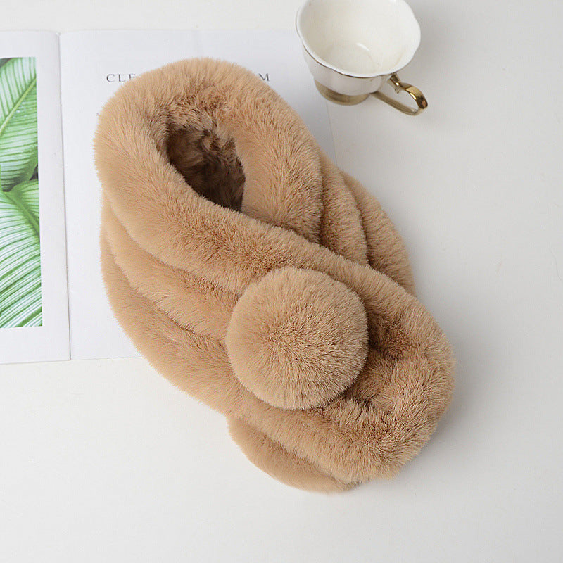 Faux-Fur Winter Scarf
