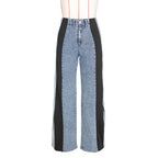 Stripe-Detail Straight-Leg Trousers