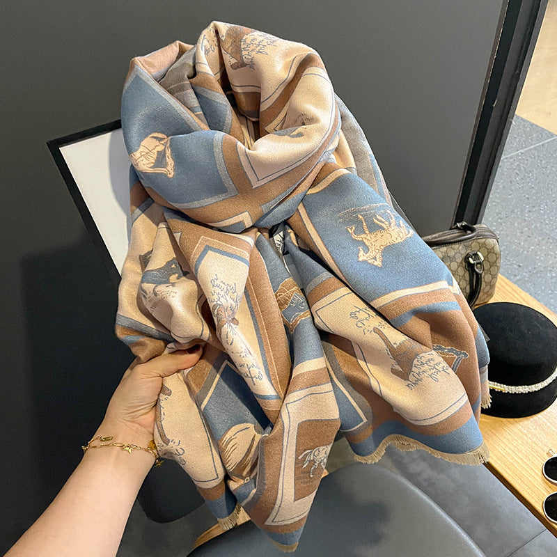 Acrylic Scarf & Shawl