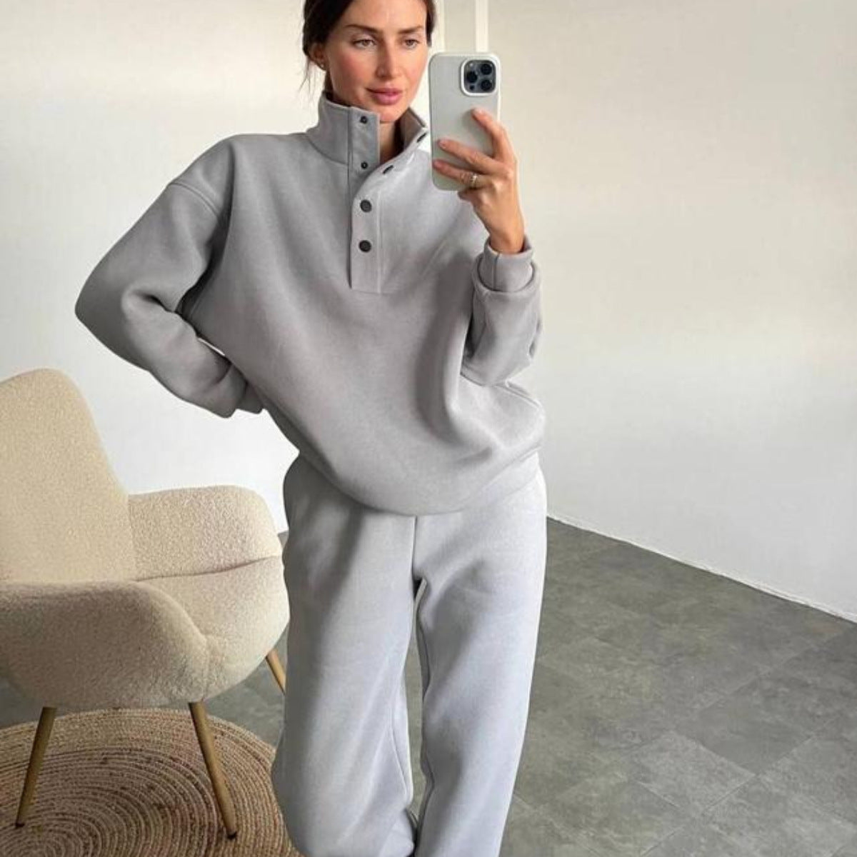 Relaxed Pullover & Trouser Set