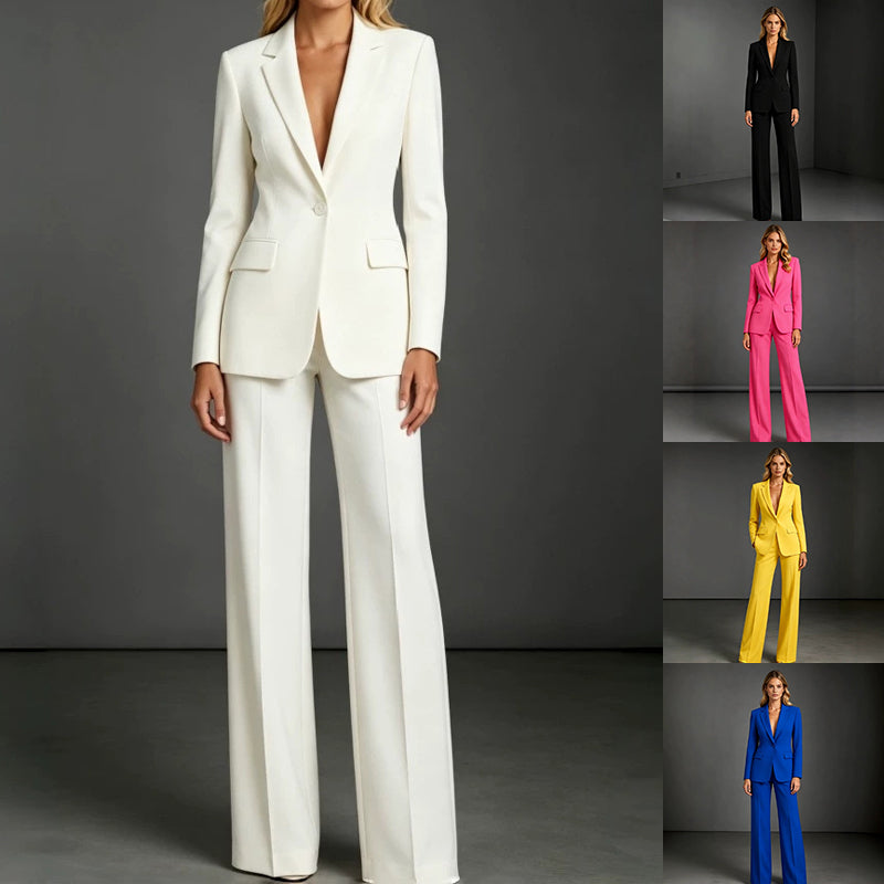 Slim-Fit Blazer & Trouser Set