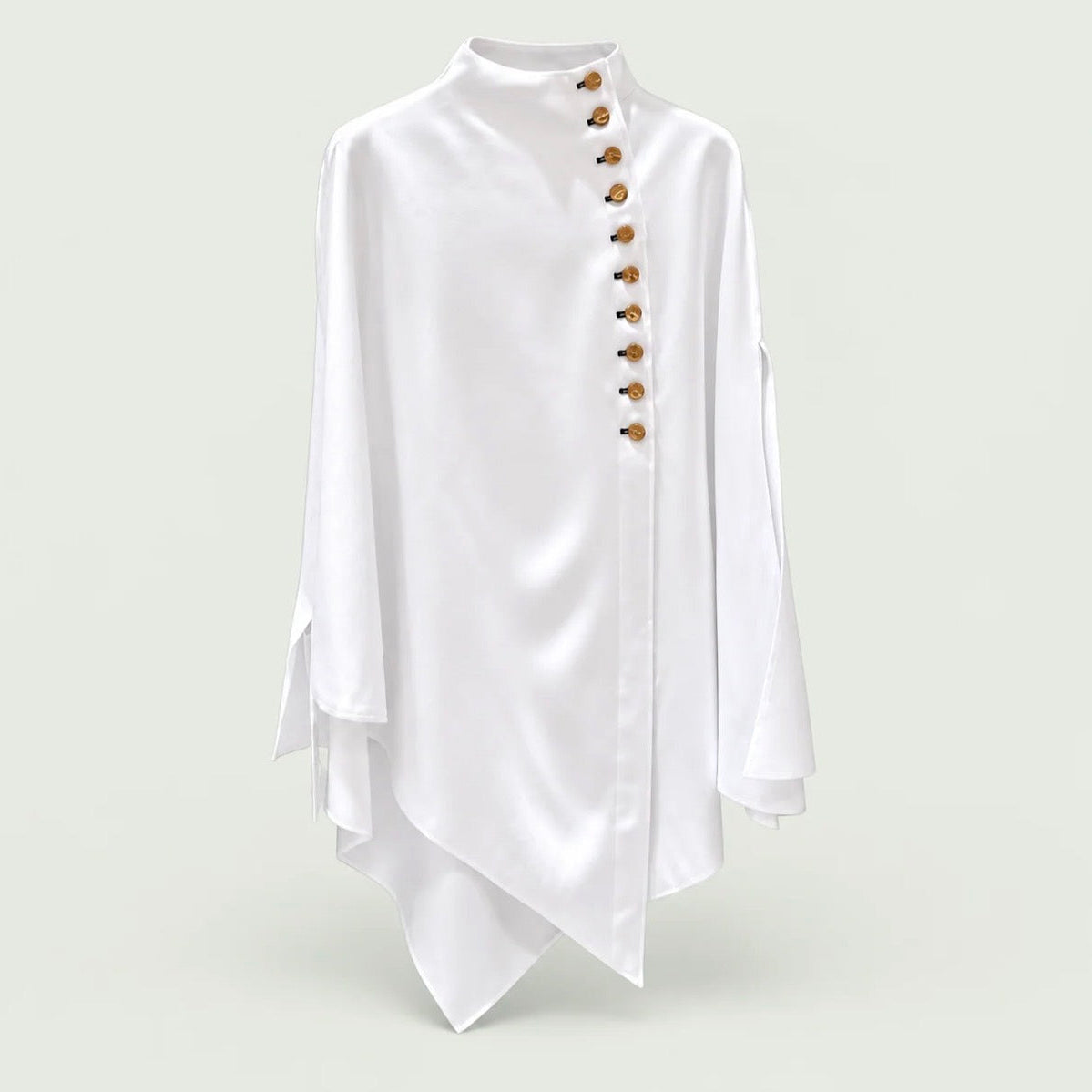 Stand-collar Shirt