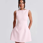 Backless Strappy Mini Dress