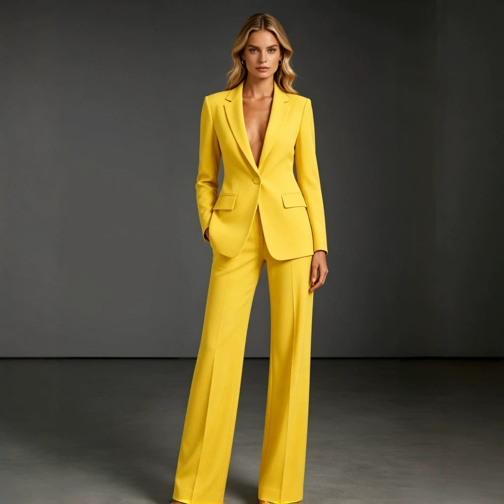 Slim-Fit Blazer & Trouser Set