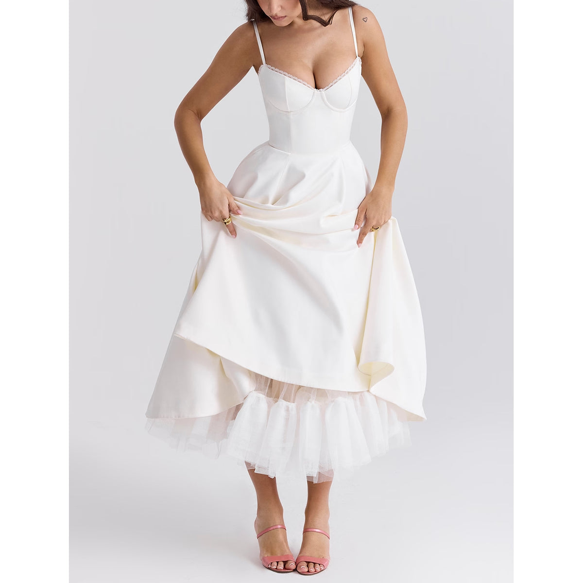 Sleeveless V-Neck Dress