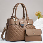 Quilted PU Shoulder Bag