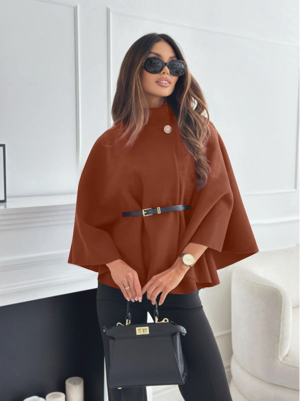 Belted Batwing Cloak