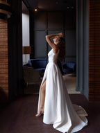 Sleeveless White Maxi Dress