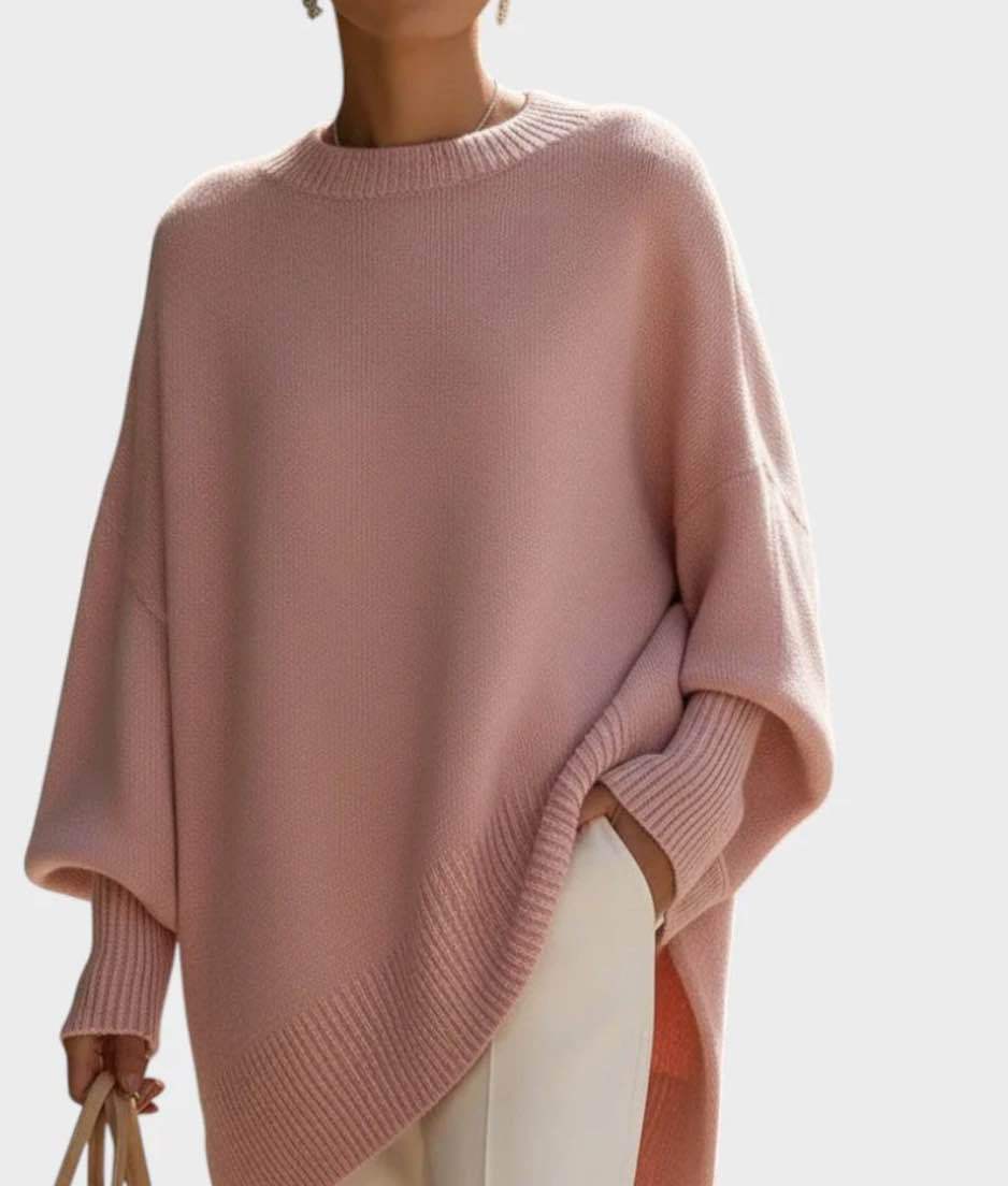 Relaxed Round-Neck Pullover
