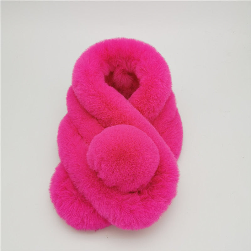 Faux-Fur Winter Scarf