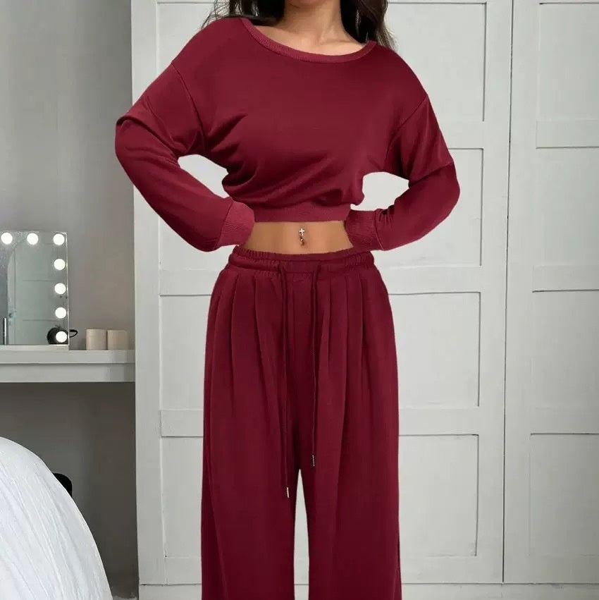 One-Shoulder Top & Trouser Set