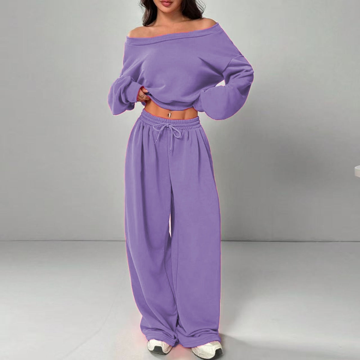 One-Shoulder Top & Trouser Set