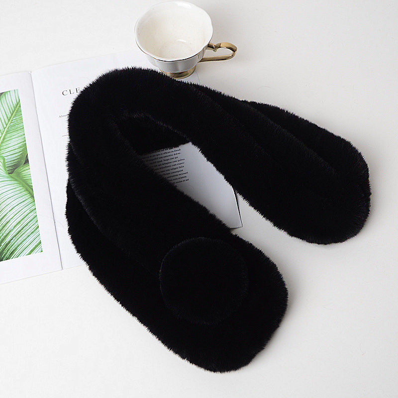 Faux-Fur Winter Scarf