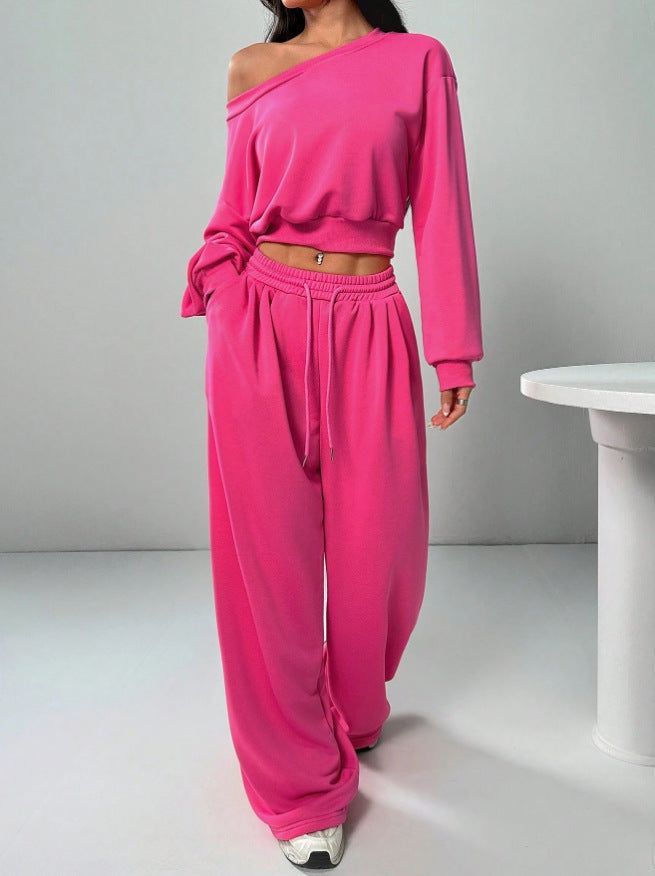 One-Shoulder Top & Trouser Set