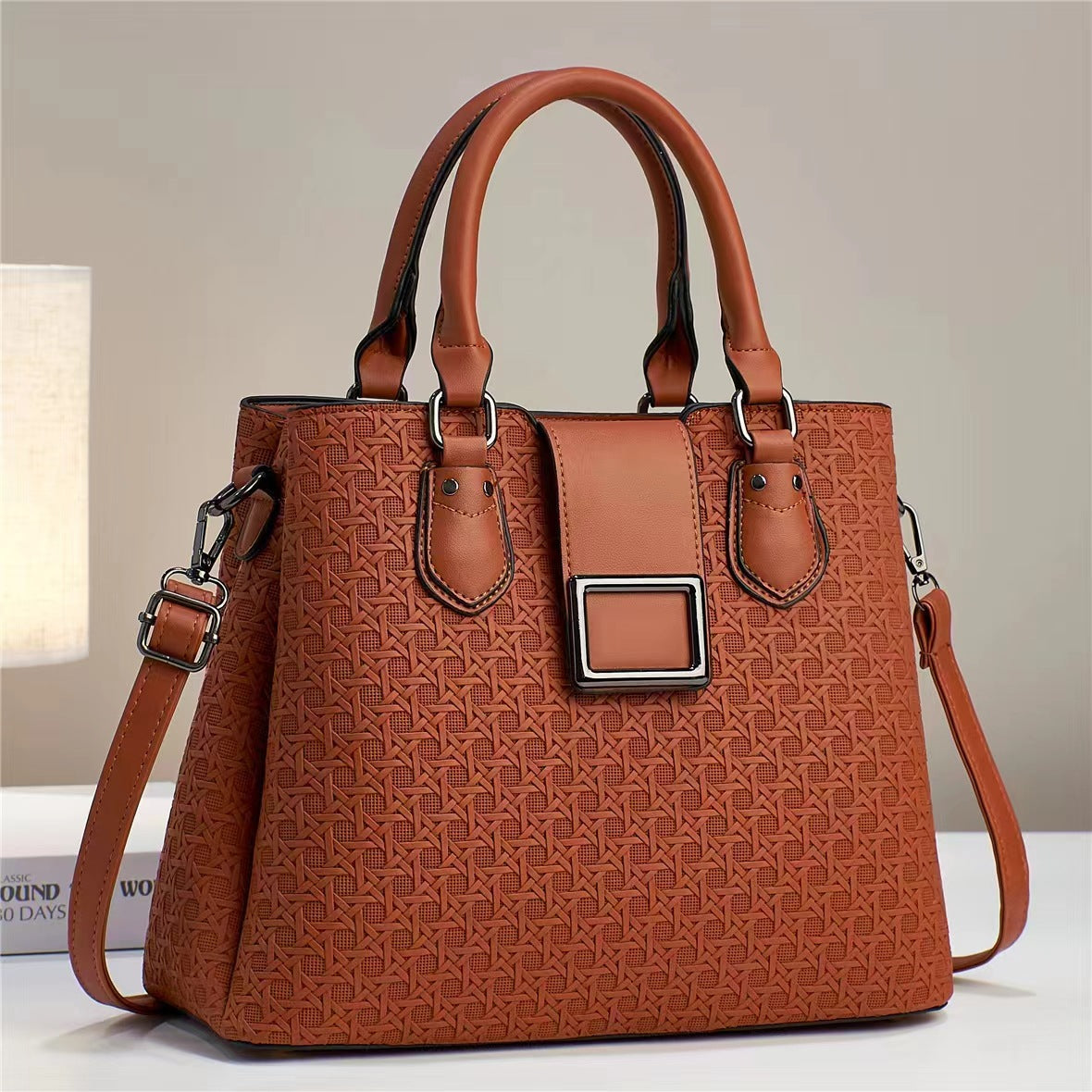 Embossed PU Handbag