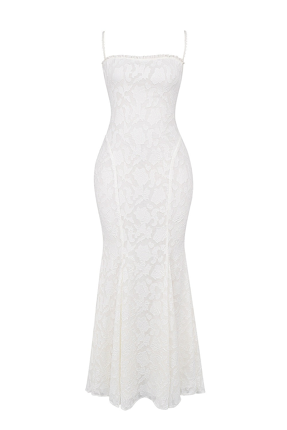 Square-Neck Strappy Maxi Dress