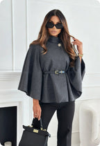 Belted Batwing Cloak