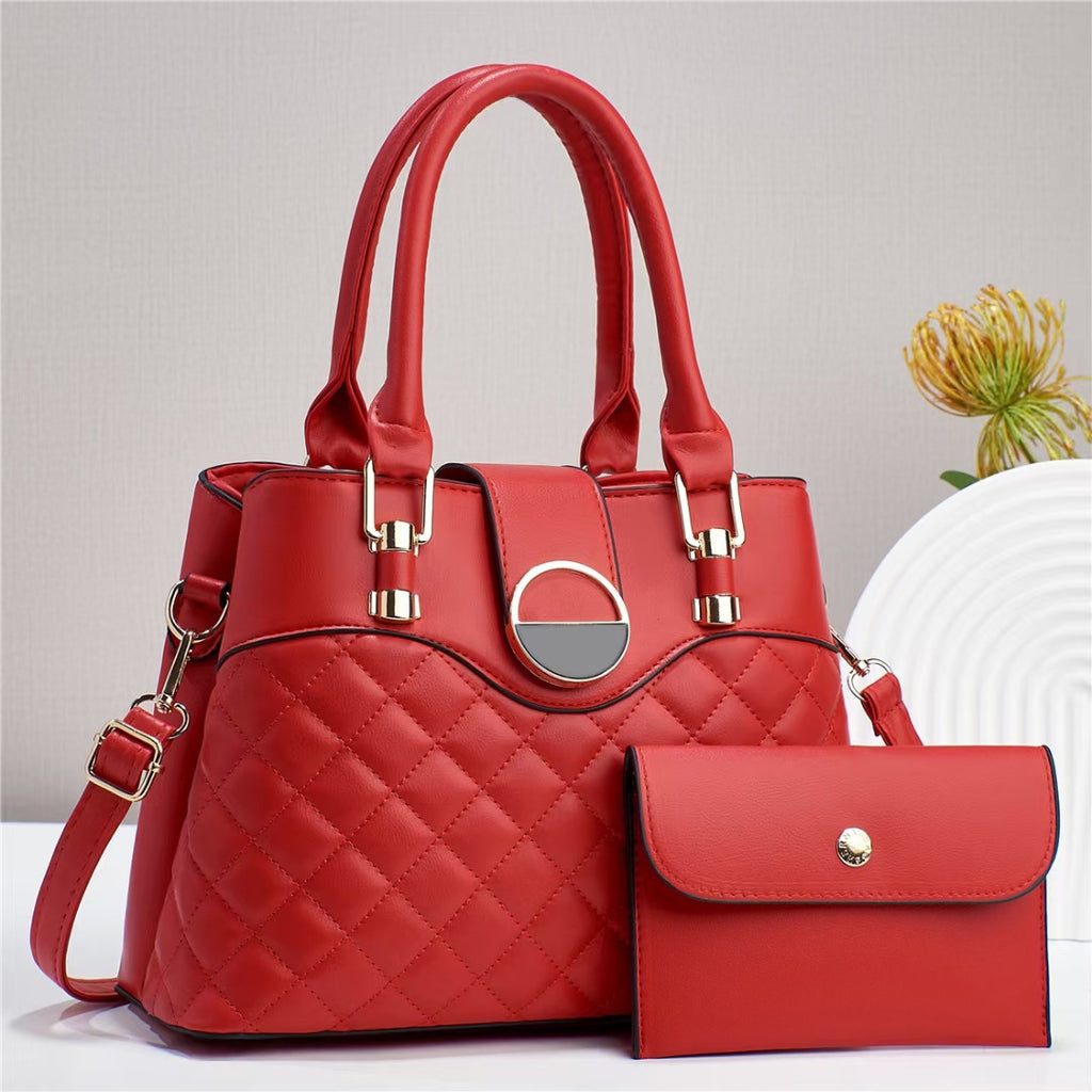 Quilted PU Shoulder Bag