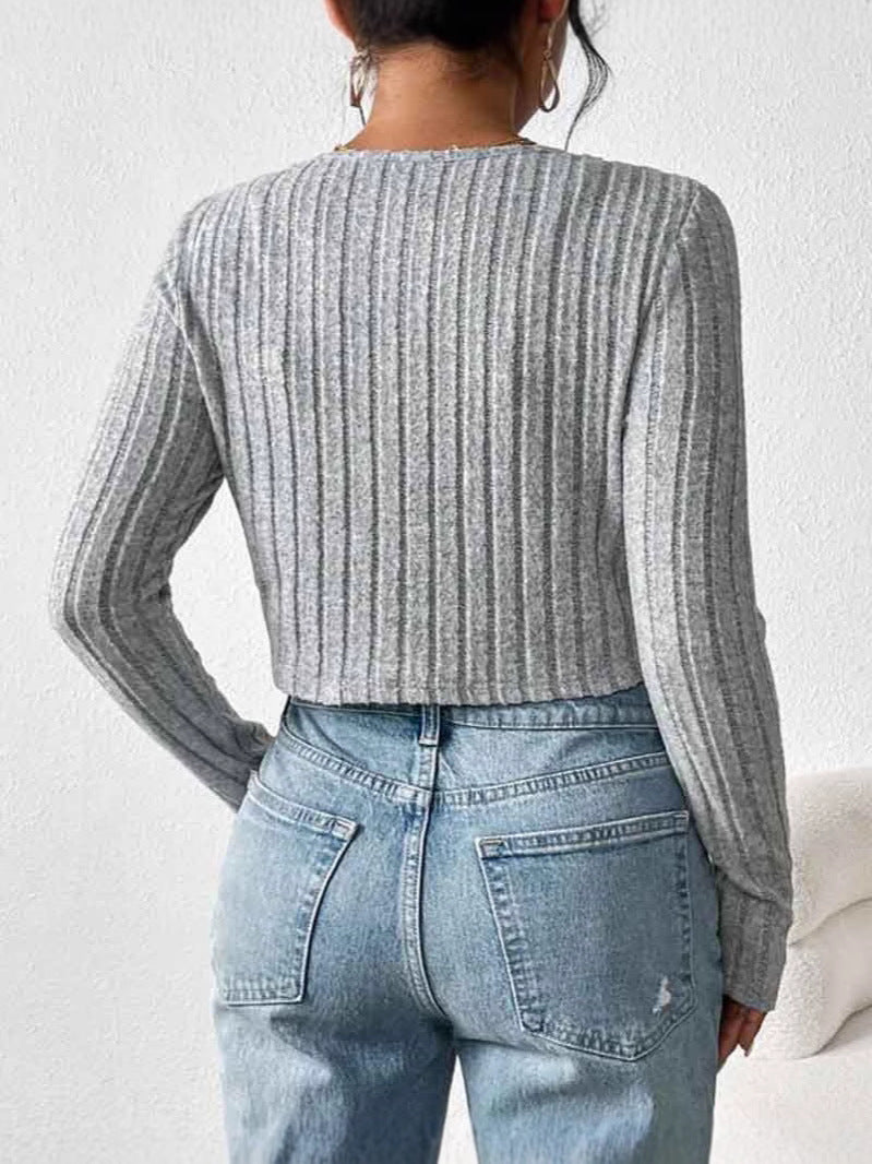 Ribbed Cardigan & Camisole Set