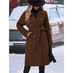 Belted Double-Breasted Trench