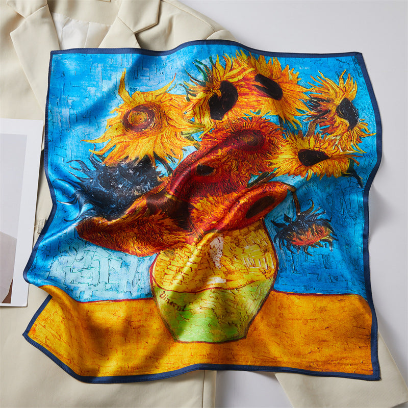 Printed Square Scarf