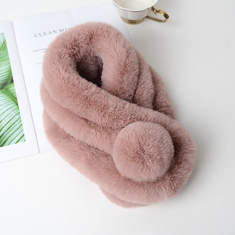 Faux-Fur Winter Scarf
