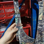 Zip-Front Denim Overalls