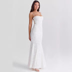 Square-Neck Strappy Maxi Dress